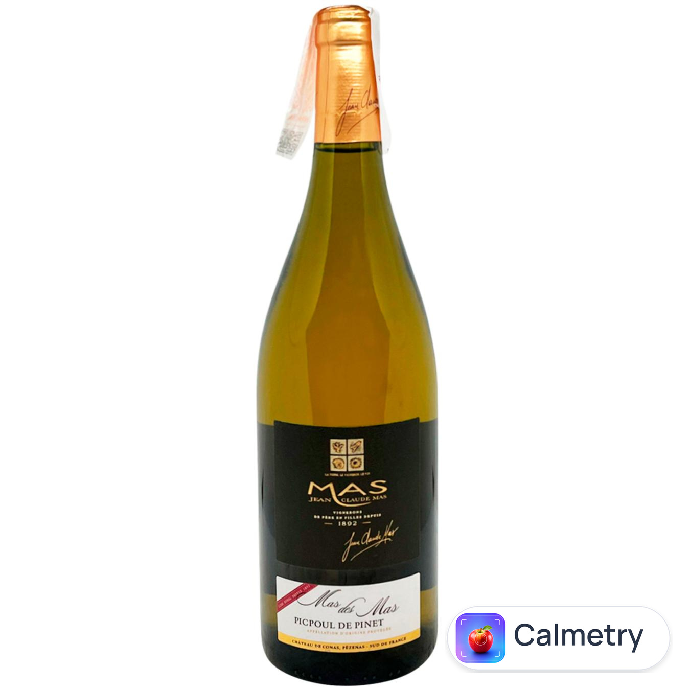 Вино Mas Des Mas Picpoul De Pinet біле сухе 13% 0,75л