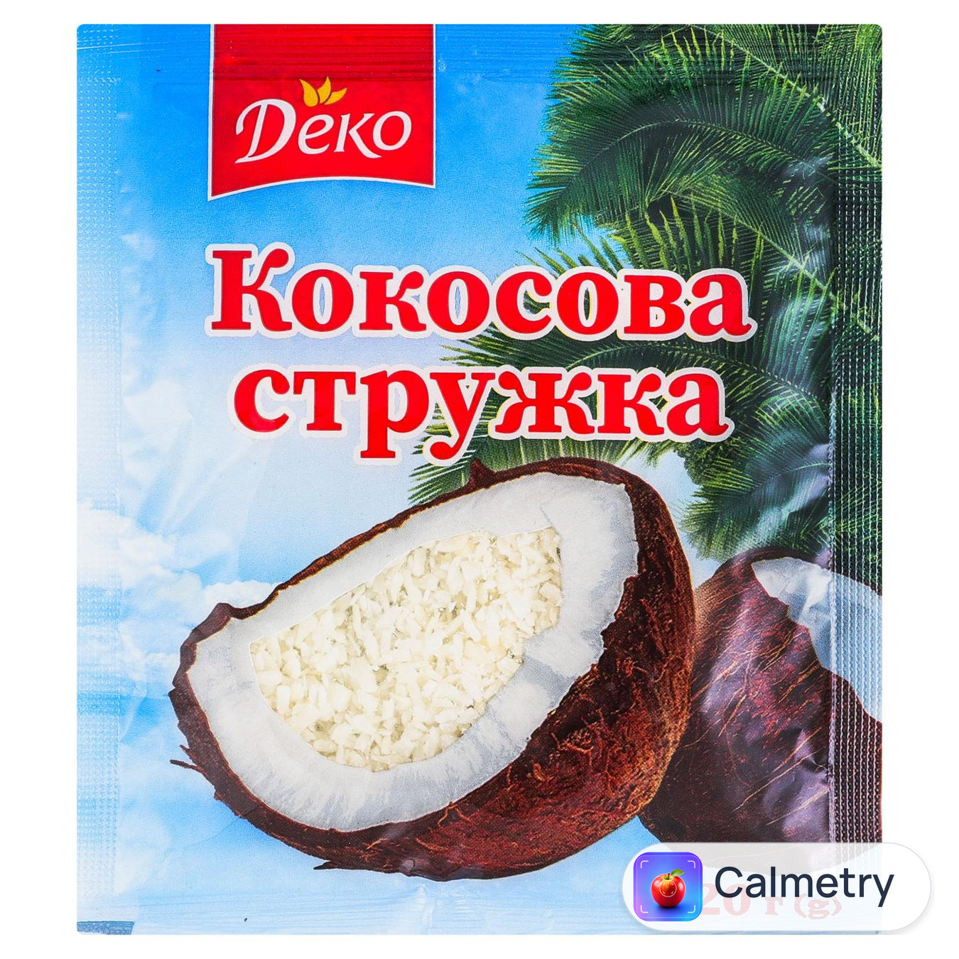 Стружка кокосова Деко 20г в асортименті — фото продукту