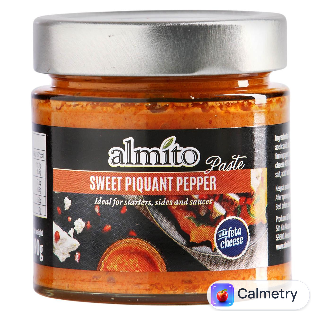Пате Almito з солодким перцем та сиром Фета 220мл — фото продукту