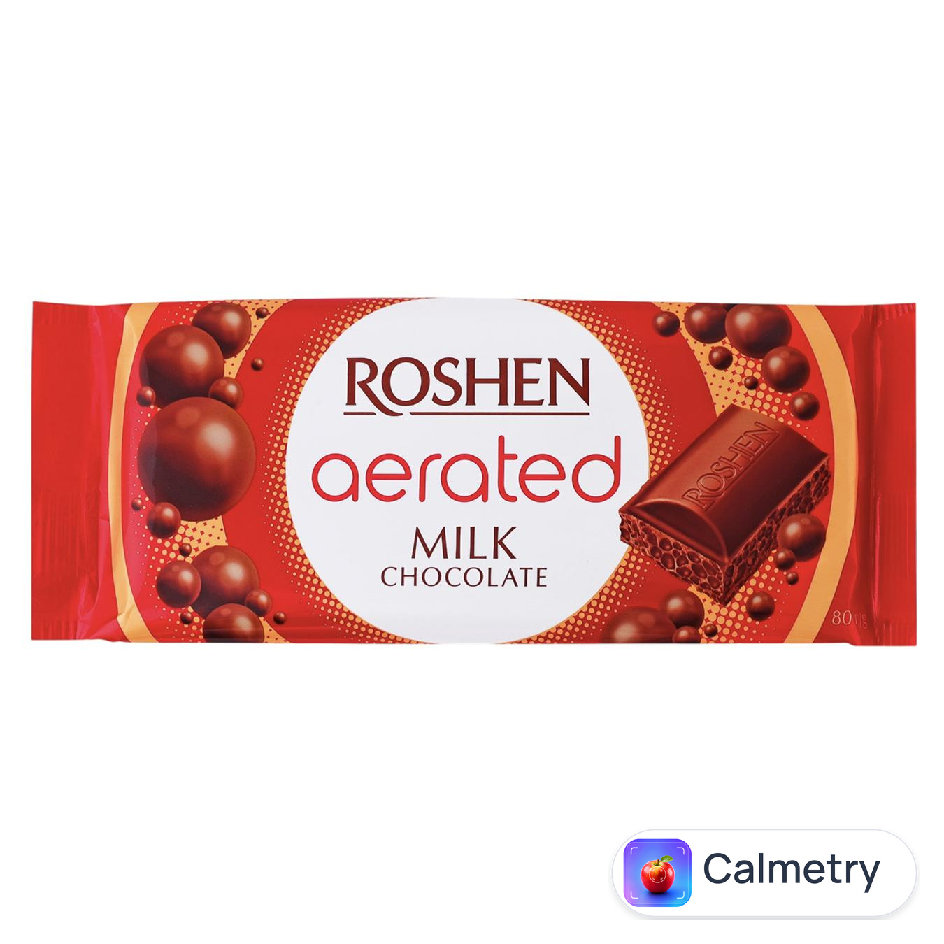 Шоколад молочний Roshen пористий 80г