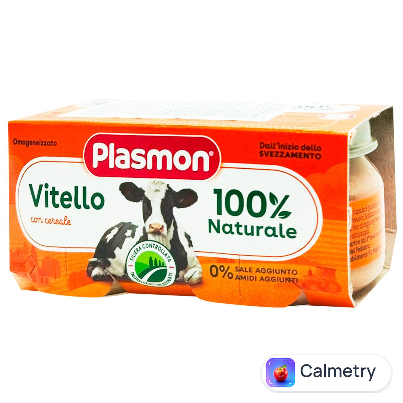 Пюре на м'ясній основі Plasmon Телятина 80г*2шт
