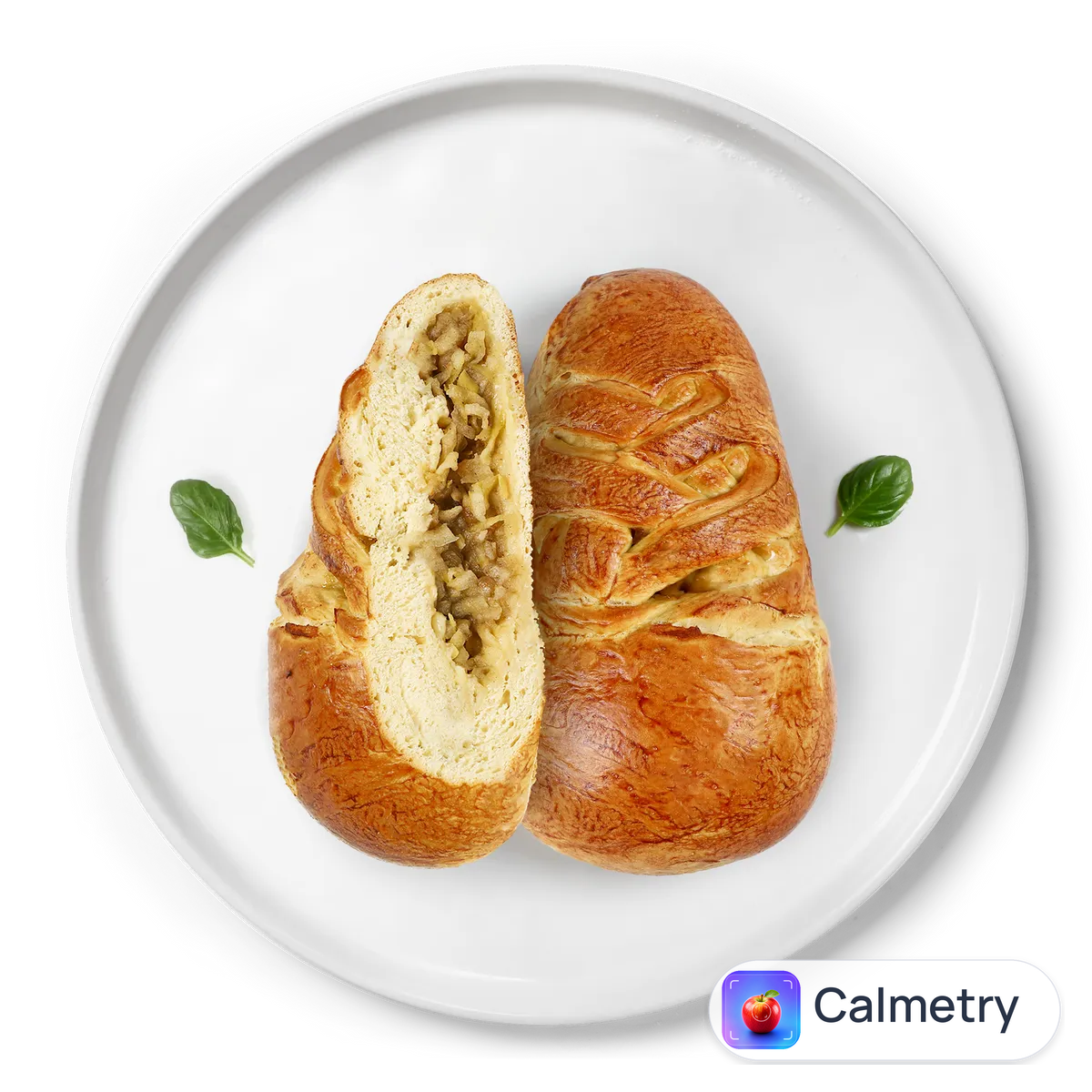 Закритий пиріг з яблуками та корицею