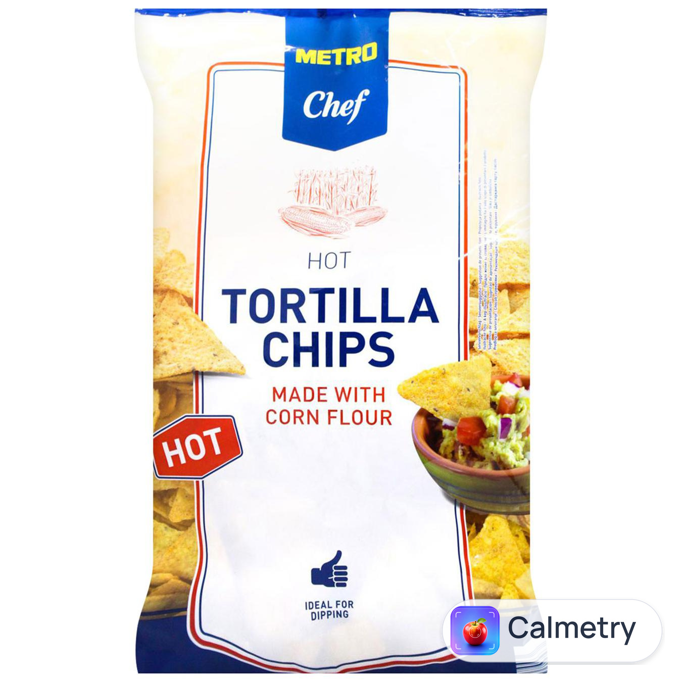 Чипси Metro Chef Tortilla Chips Hot кукурудзяні 750г