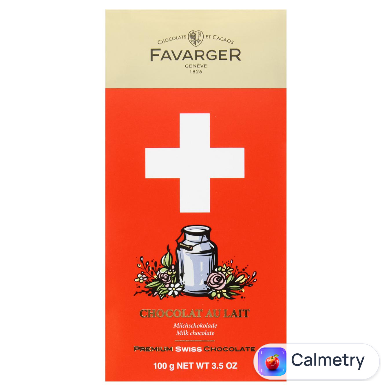Шоколад молочний Favarger Premium Swiss Chocolate 100г