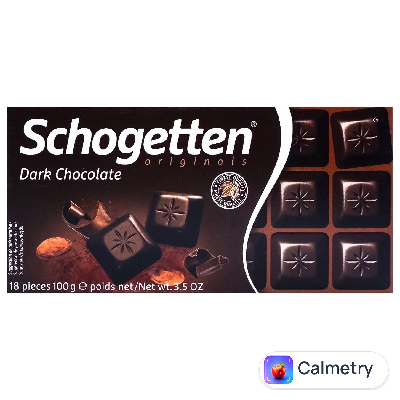 Шоколад чорний Schogеtten 100г — фото продукту