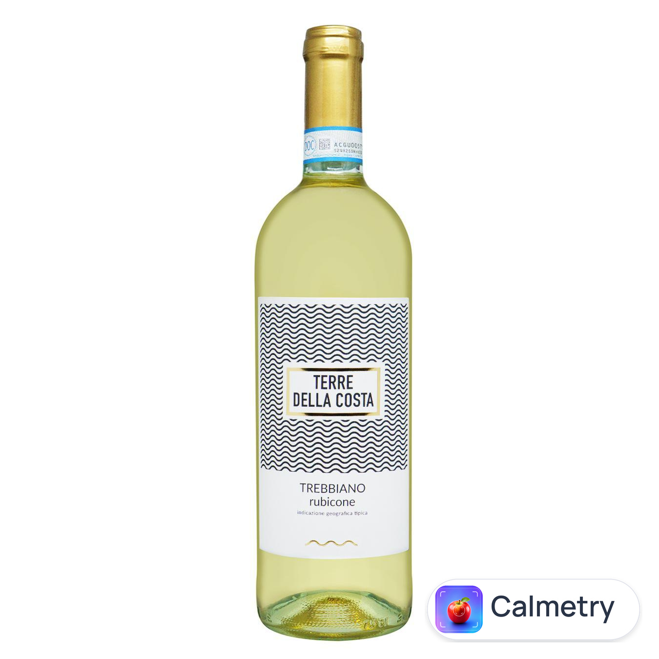 Вино Terre Della Costa Trebbiano біле сухе 11,5% 0,75л — фото продукту