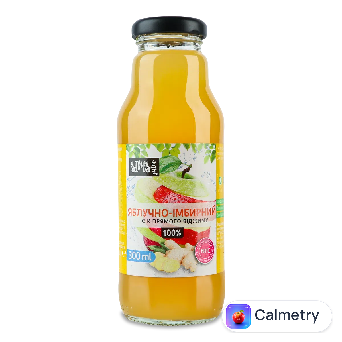 Сік Sims Juice яблучно-імбирний 0,3л