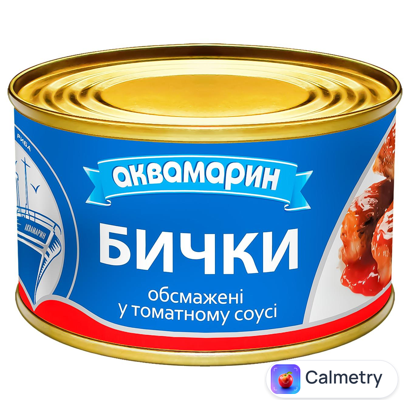 Бички Аквамарин обсмажені у томатному соусі 230г