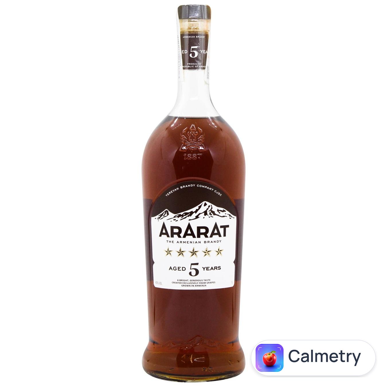 Бренді Арарат 5 років 40% 1л