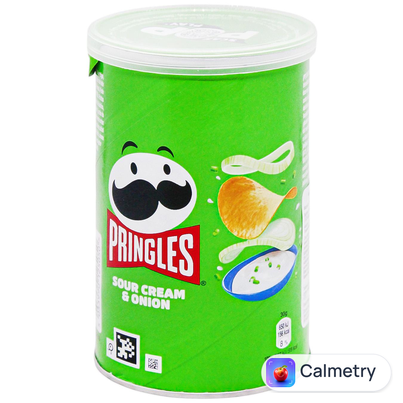 Чипси Pringles картопляні зі смаком сметани та цибулі 70г