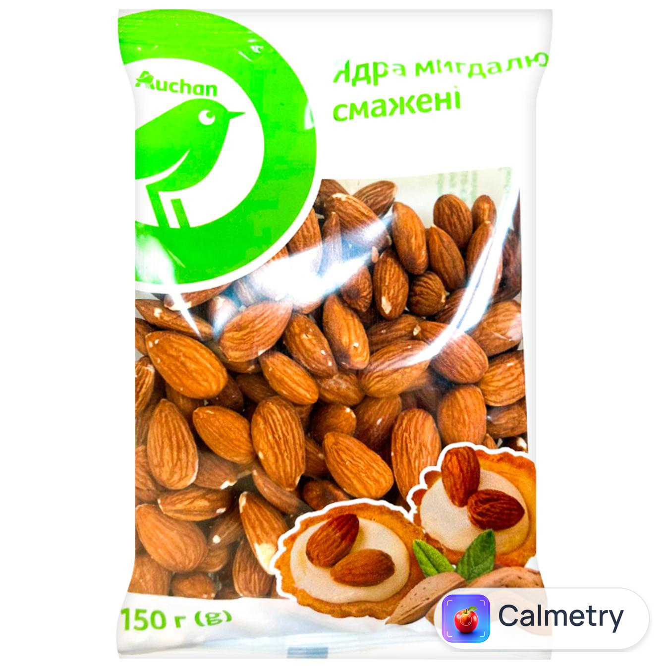Ядра мигдалю Auchan смажені 150г