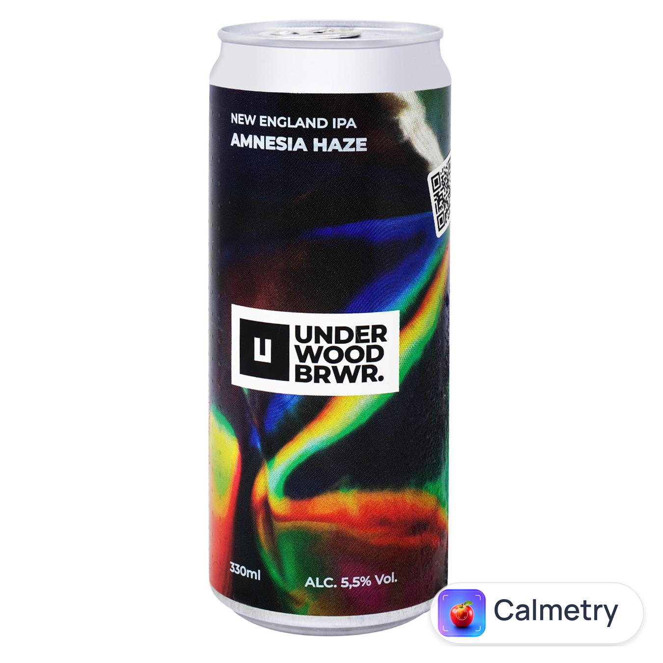 Пиво Underwood Brewery Amnesia Haze світле нефільтроване 5,5% 0,33л — фото продукту
