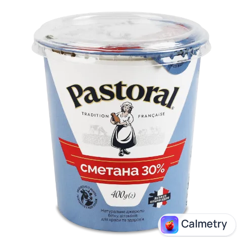 Сметана Pastoral 30% стакан