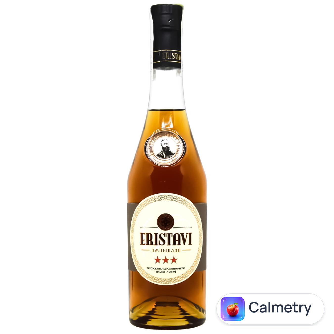Бренді Eristavi 3 роки 40% 0,5л — фото продукту