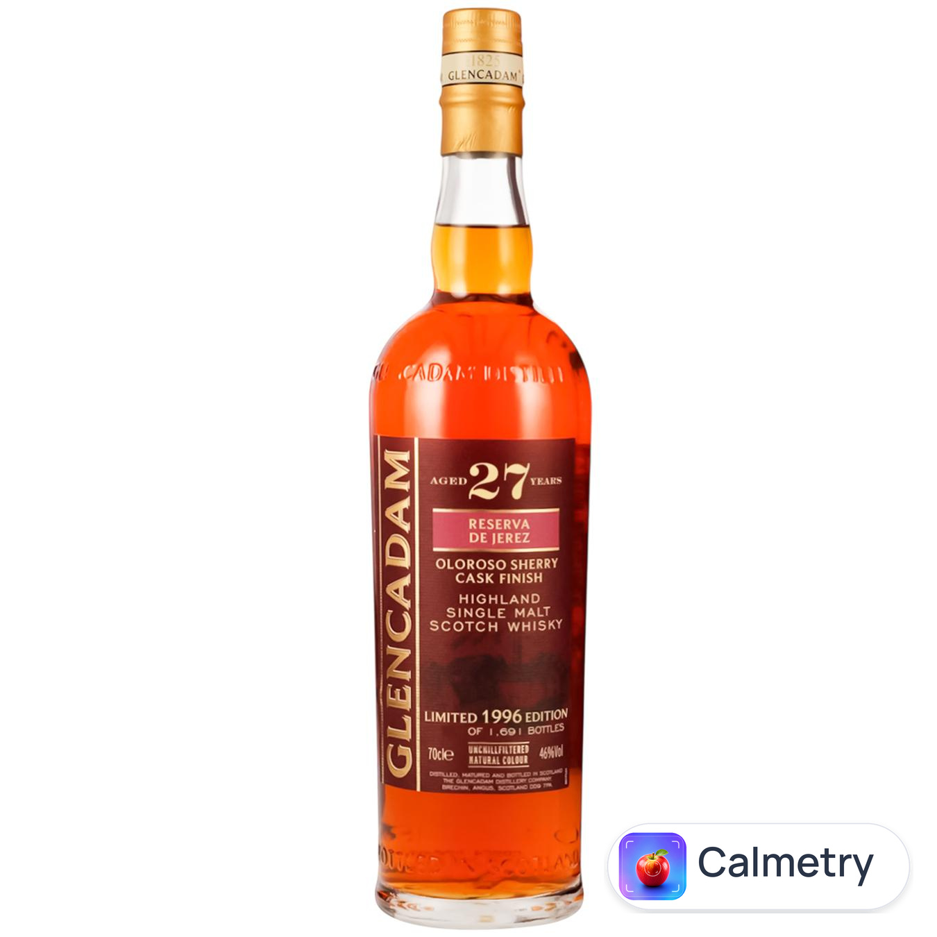 Віскі Glencadam Reserva de Jerez Oloroso Sherry Cask Finish 27 років 46% 0,7л