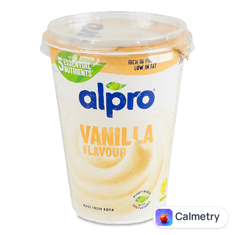 Продукт Alpro соєвий ферментований ваніль, стакан, 400г