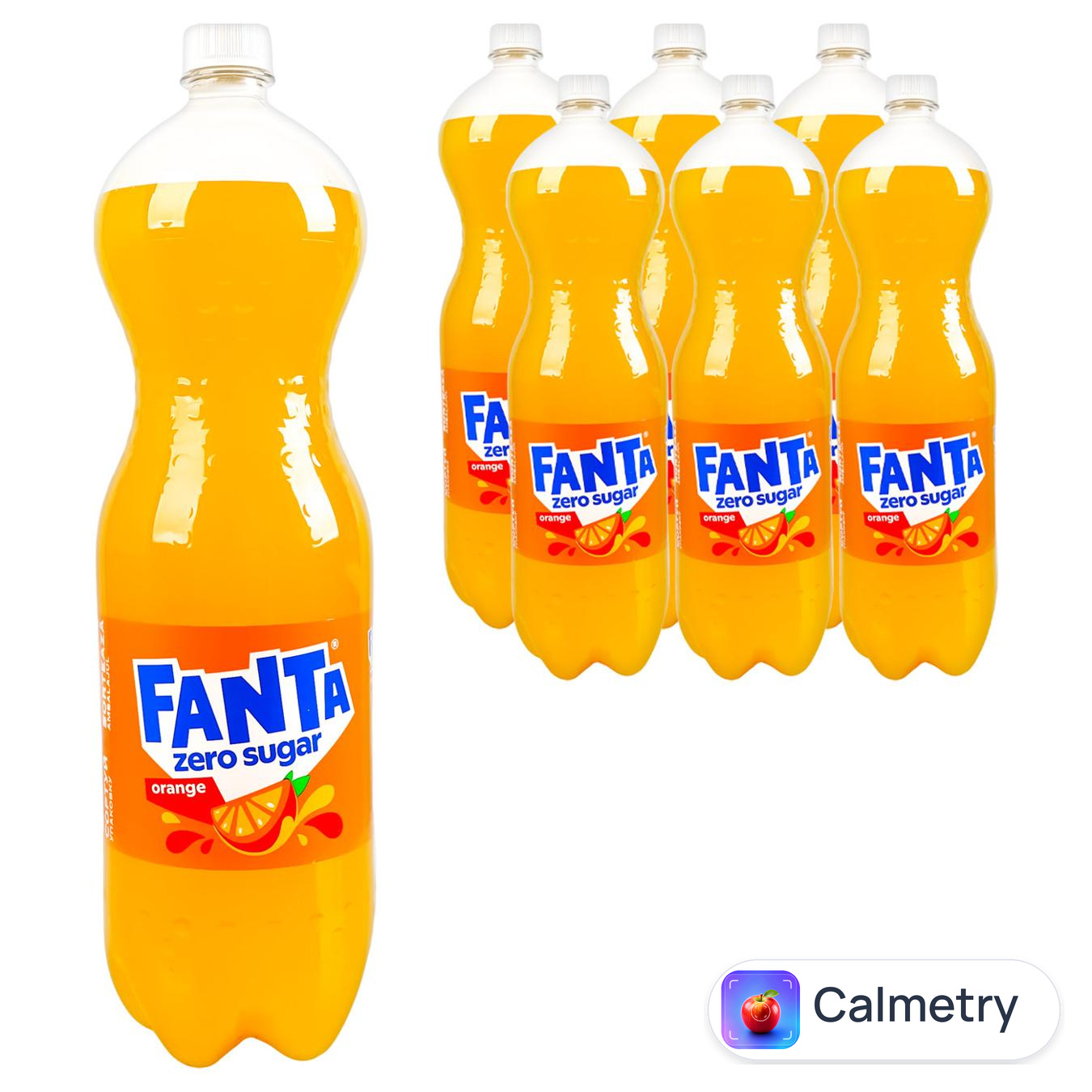Напій газований Fanta Orange Zero Sugar 1,75л 6шт