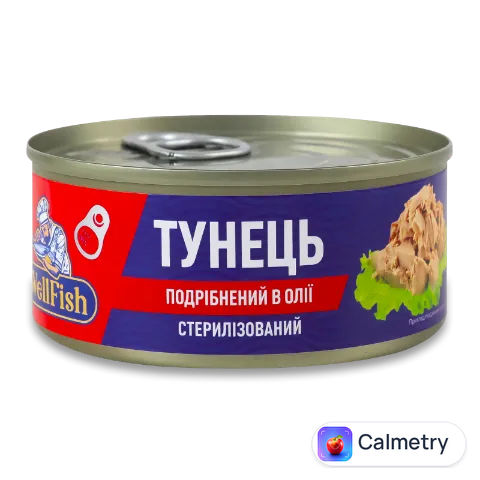 Тунець WellFish подрібнений в олії