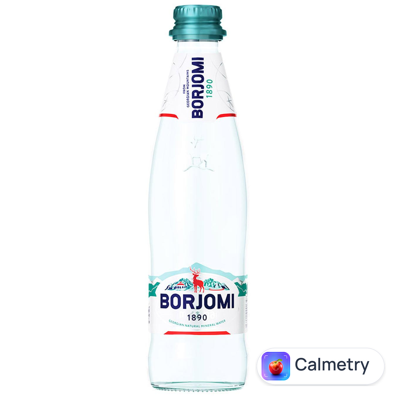 Вода мінеральна Borjomi сильногазована скляна пляшка 0,33л — фото продукту