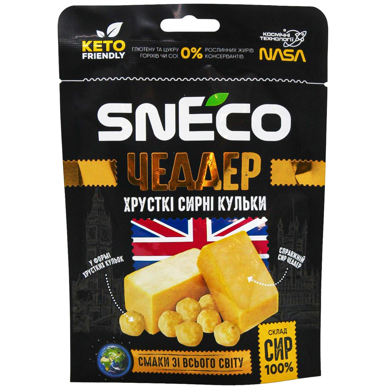 Сир сушений SnEco Чеддер 28г — фото продукту