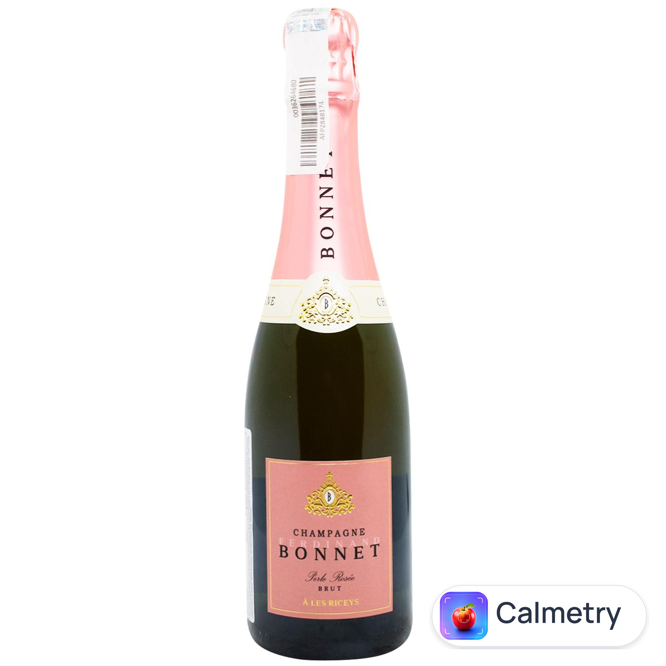 Шампанське Ferdinand Bonnet Perle Rosee рожеве брют 12,5% 0,375л