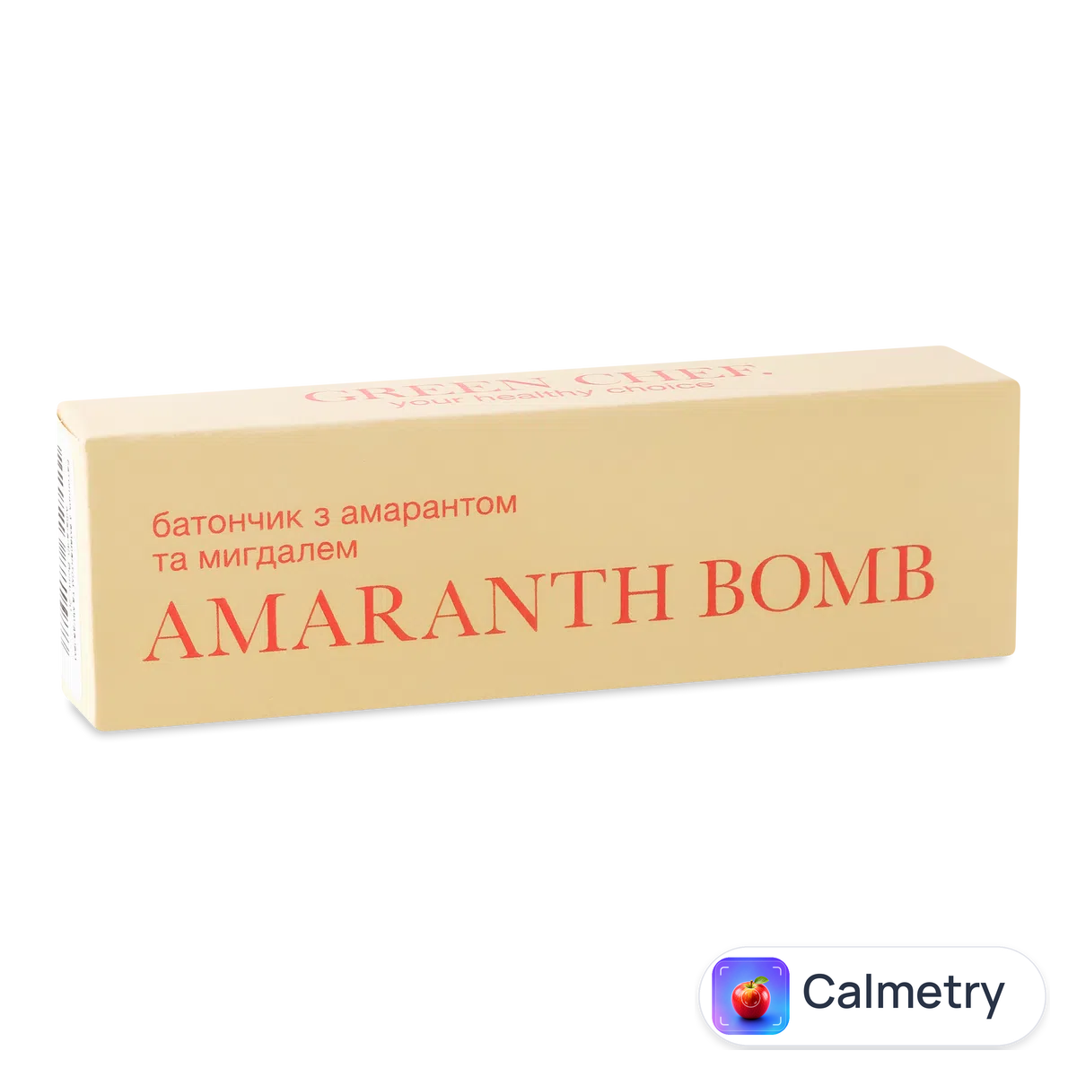 Батончик Green Chef Amaranth bomb амарант-мигдаль 50г