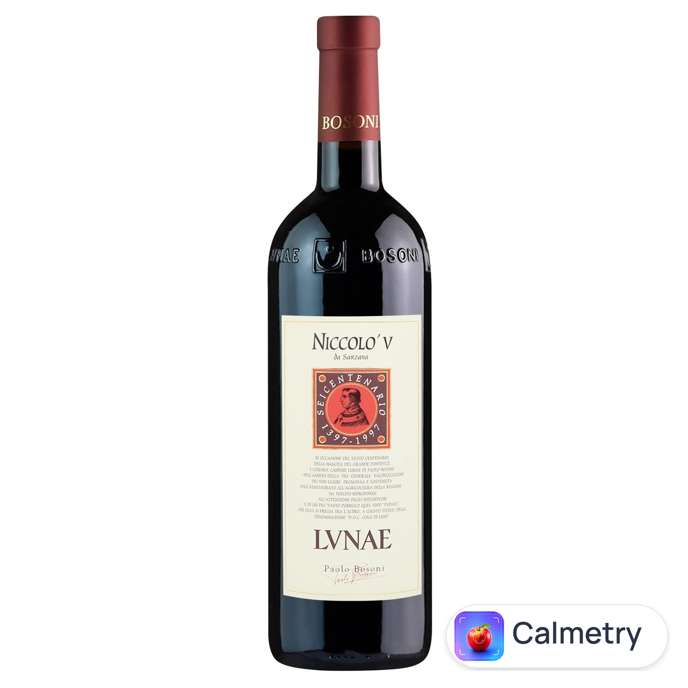 Вино Cantine Lunae Niccolo V Colli di Luni Rosso червоне сухе 13,5% 0,75л