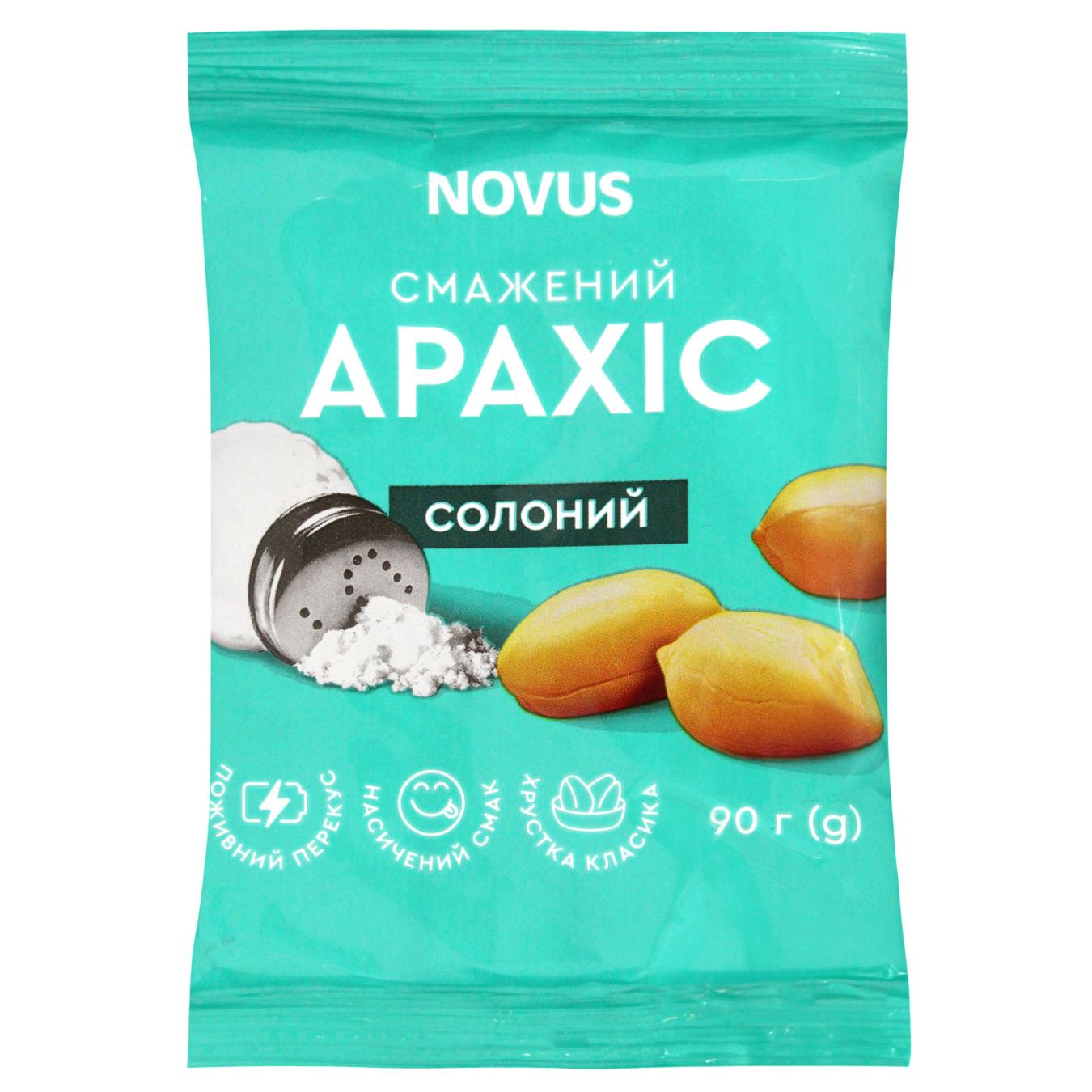 Арахіс Novus смажений солоний 90г — фото продукту