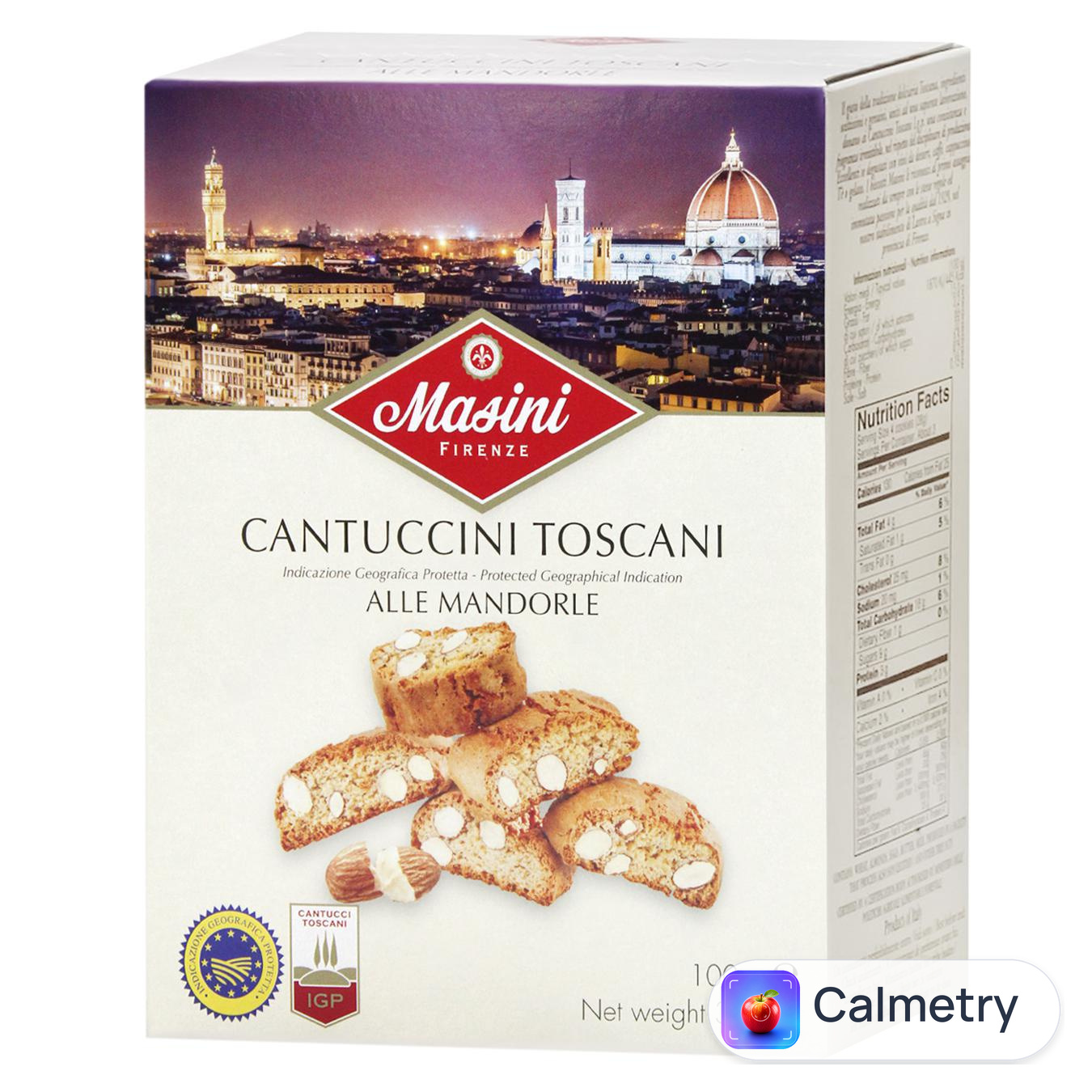 Печиво Masini Toscani IGP з мигдалем 100г — фото продукту