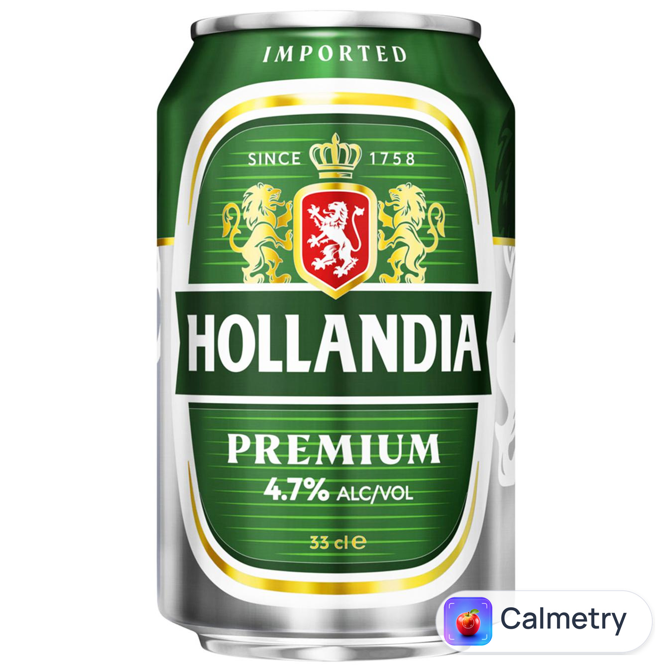 Пиво Hollandia Premium світле 4,5% 0,33л