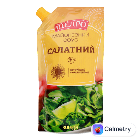 Соус «Щедро» «Салатний» майонезний 30%, 300г