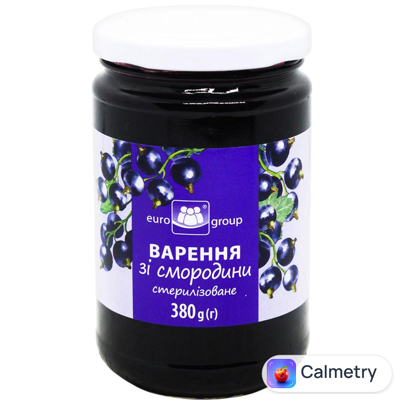 Варення Eurogroup смородина 380г