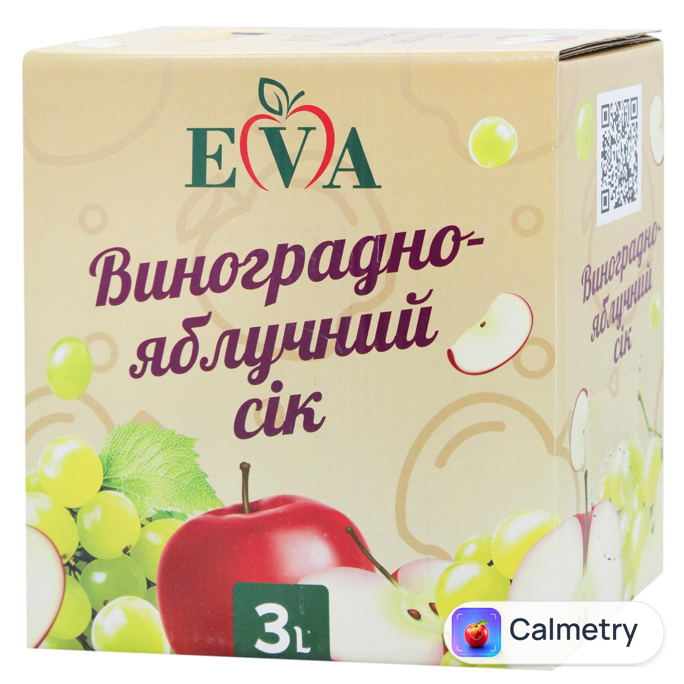 Сік Eva виноградно-яблучний 3л — фото продукту
