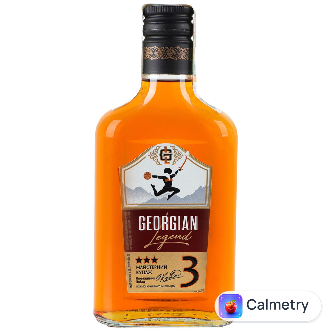 Бренді Georgian Legend 3 роки 40% 250мл — фото продукту