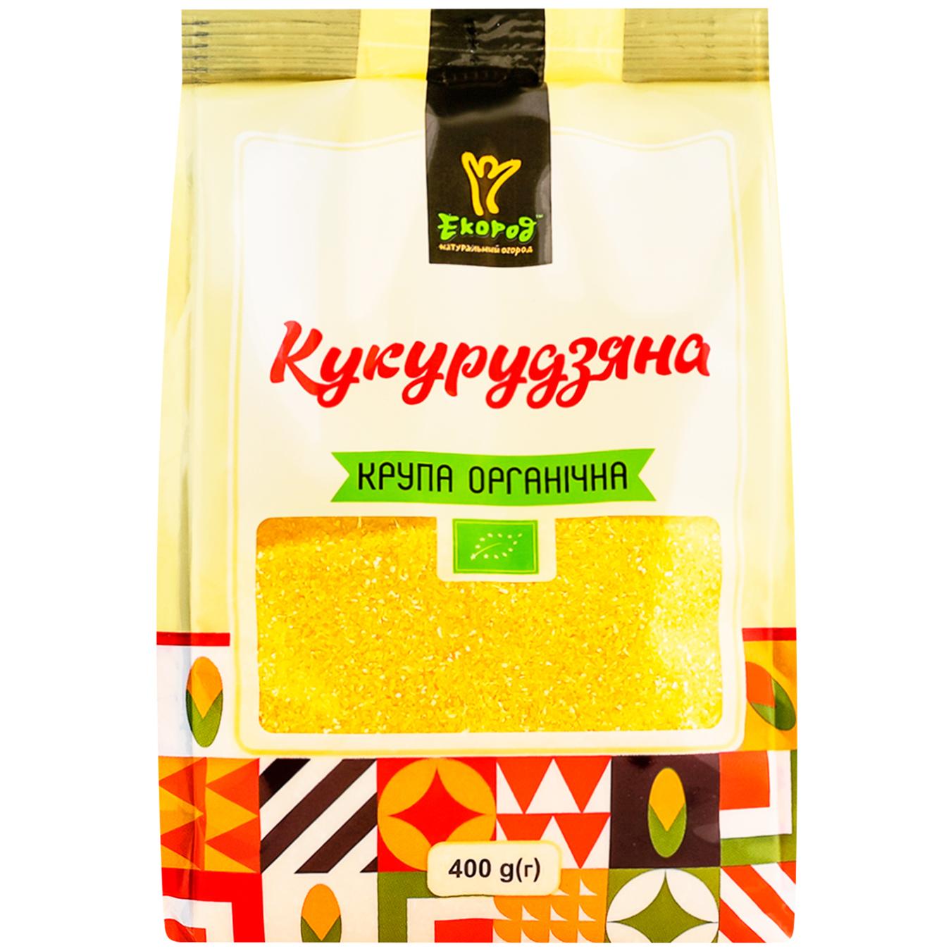 Крупа кукурудзяна Екород органічна 400г — фото продукту