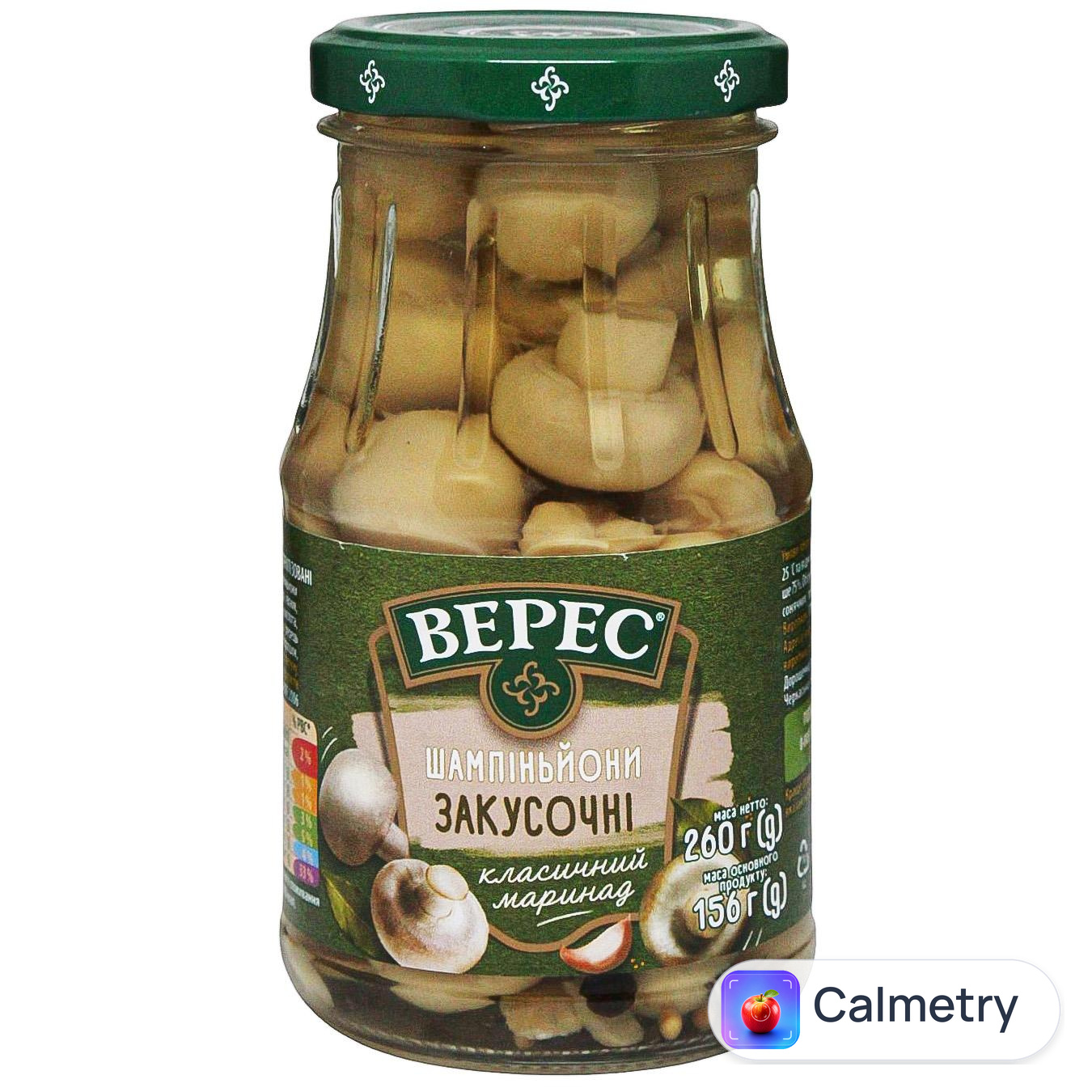 Печериці Верес закусочні 260г — фото продукту