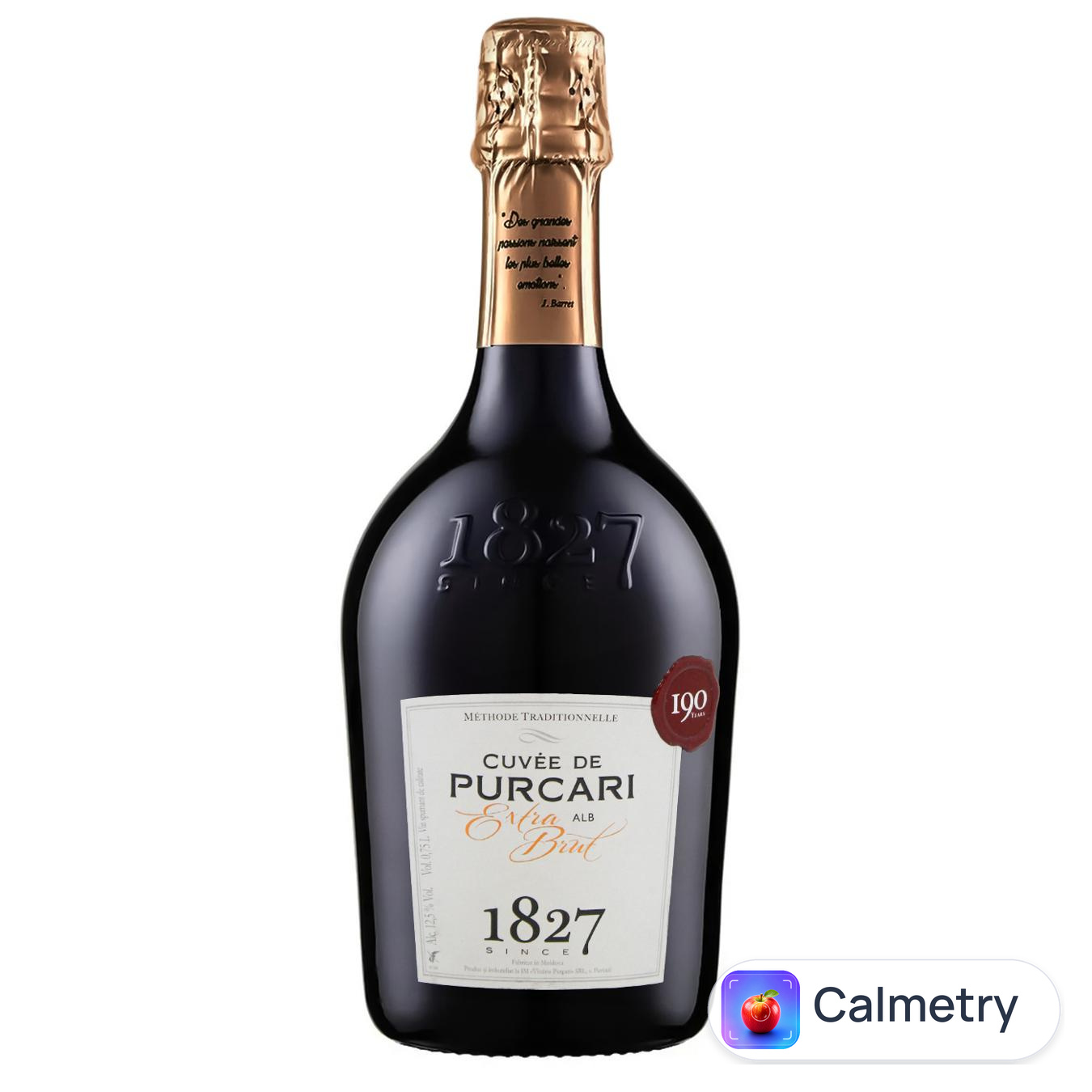 Вино ігристе Cuvee de Purcari Extra Brut біле екстра брют 12,5% 0,75л — фото продукту
