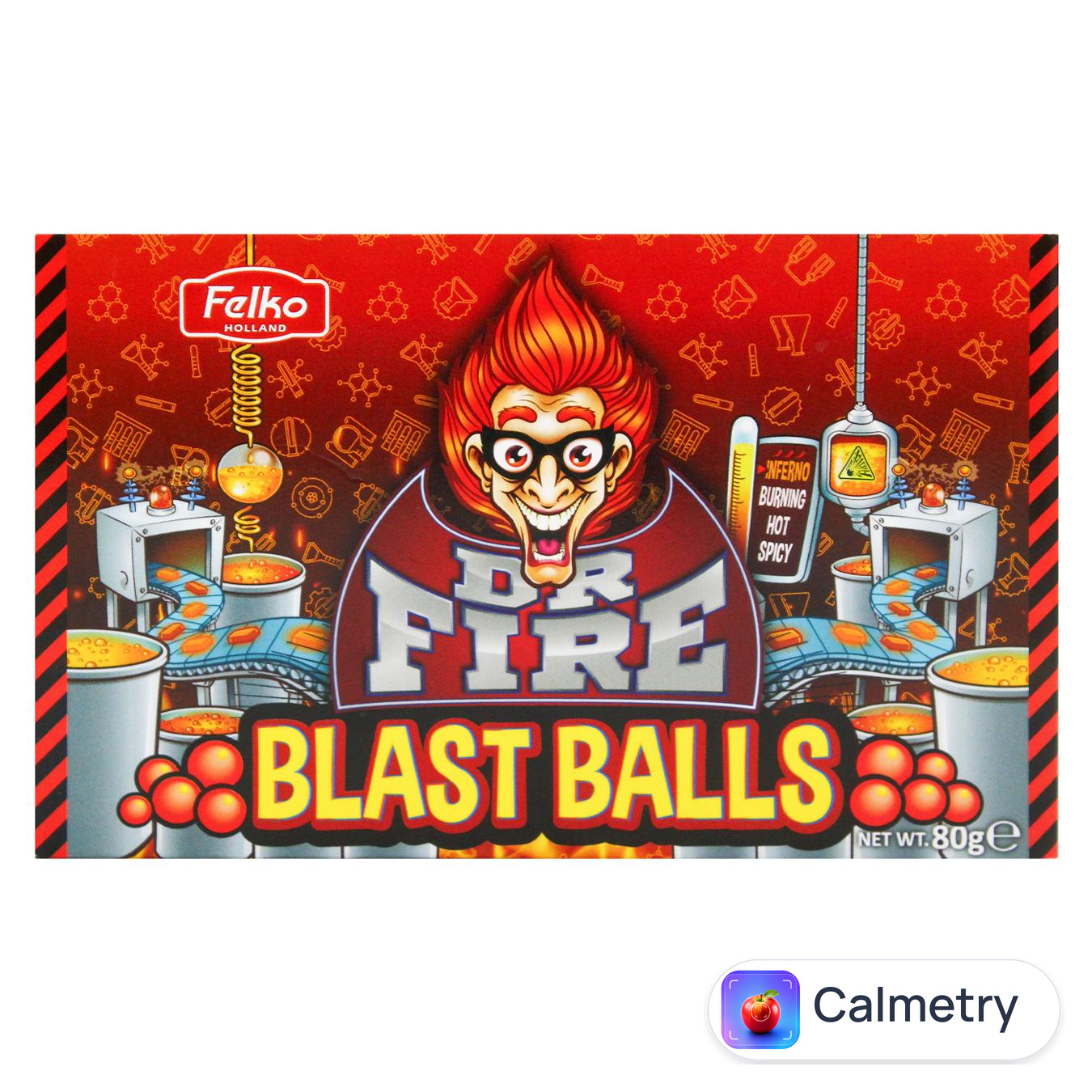 Цукерки Dr. Fire Blast Balls гострі 80г — фото продукту