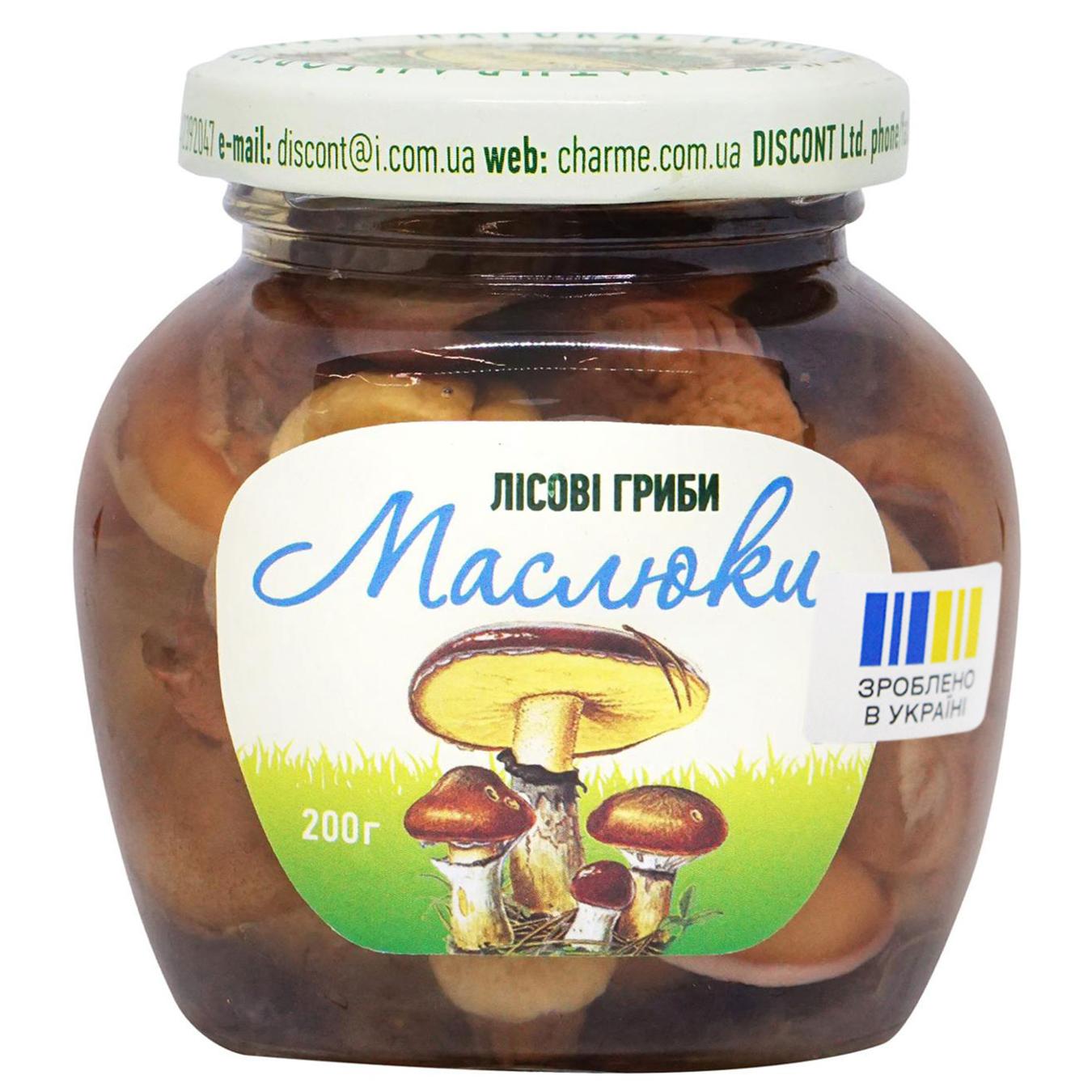 Маслюки Шарм мариновані 200г — фото продукту