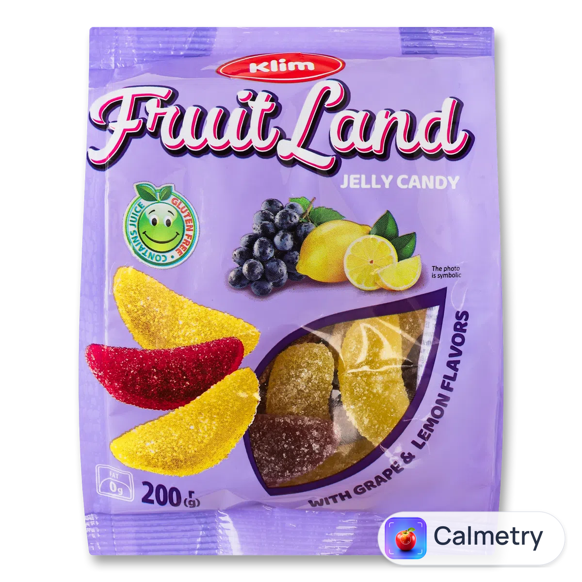 Мармелад Кlim Fruit Land виноград-лимон желейний 200г