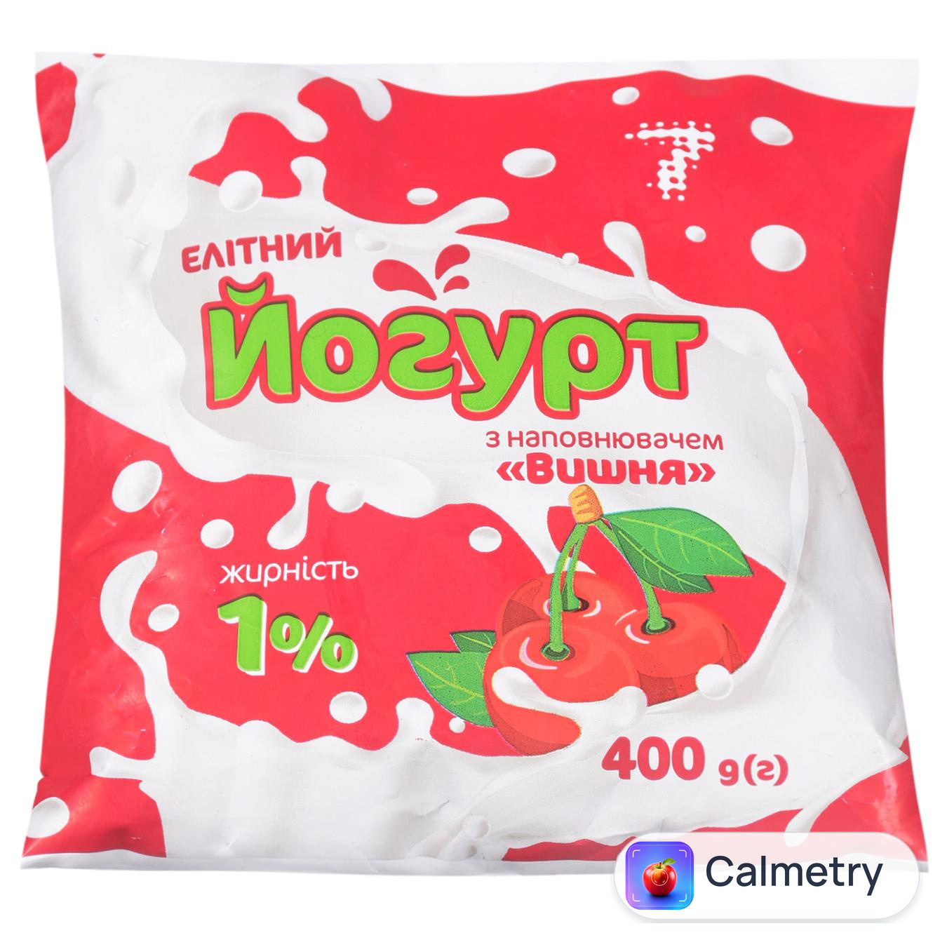Йогурт 7 Елітний Вишня 1% 400г