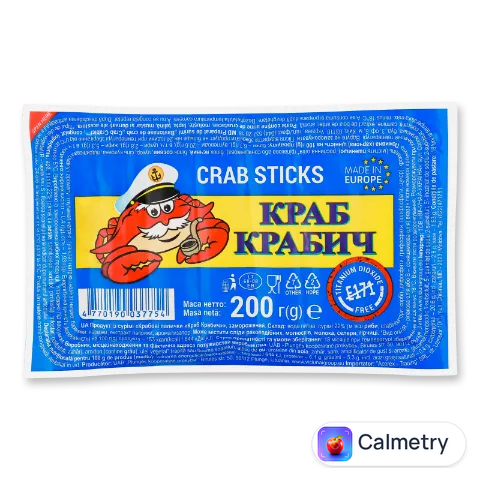Палички крабові «Краб Крабич» 200г
