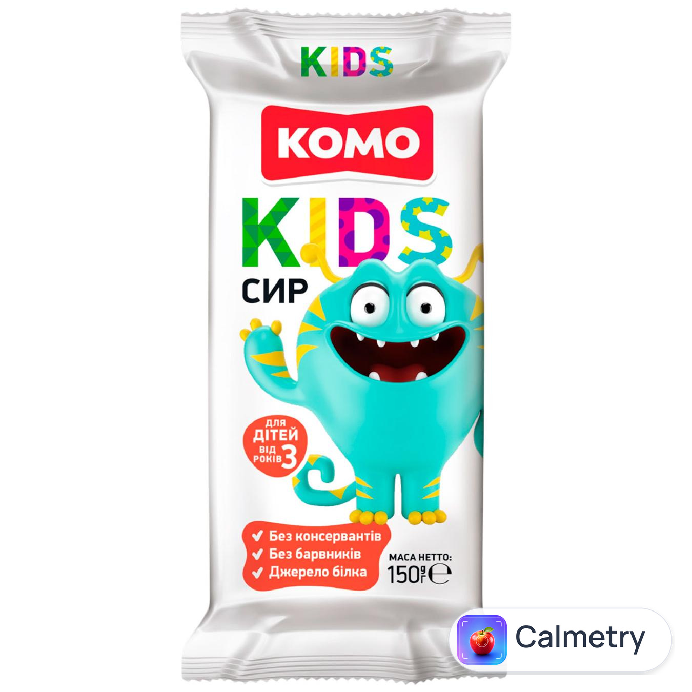 Сир Комо Kids для дітей від 3 років 50% 150г