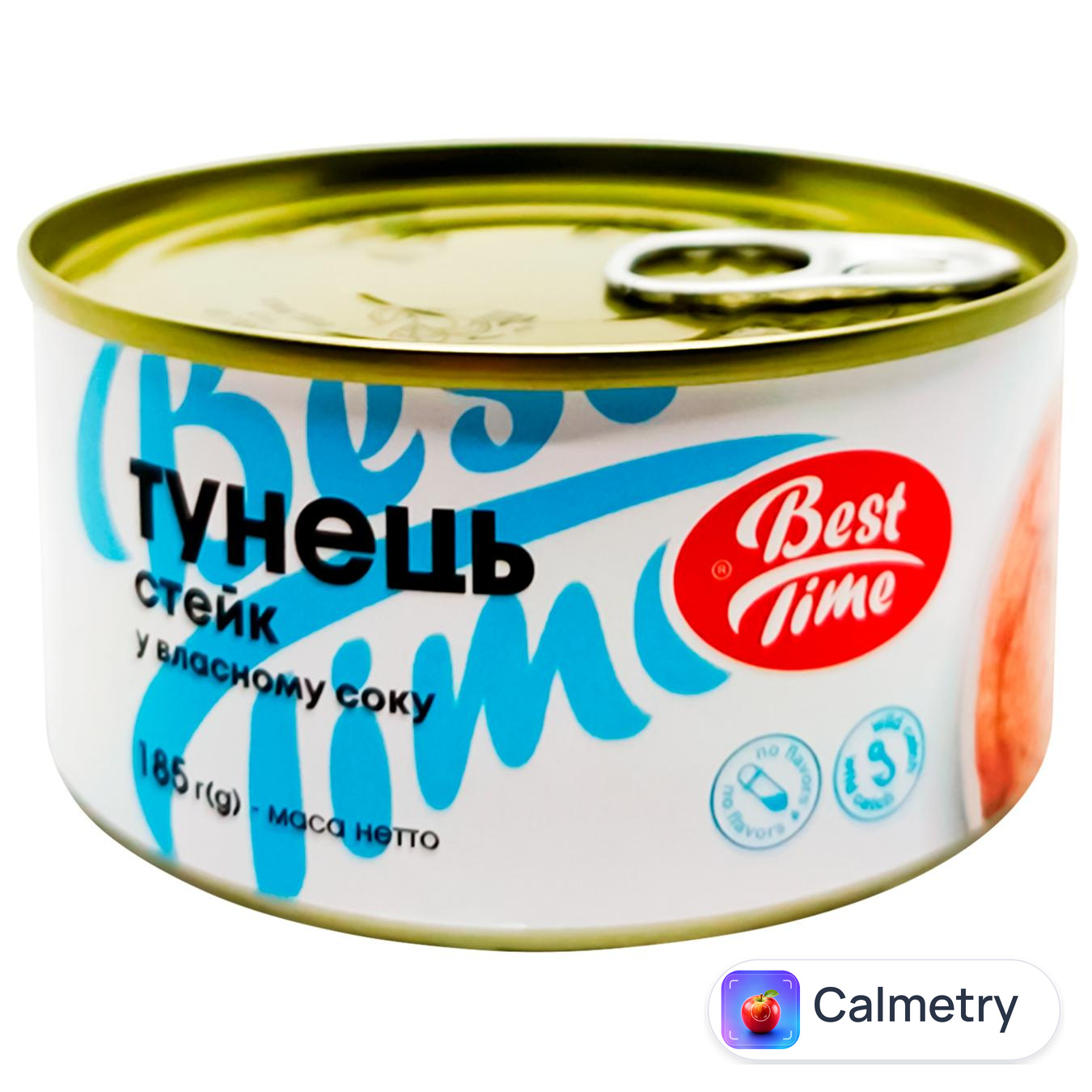 Тунець Best Time стейк у власному соку 185г