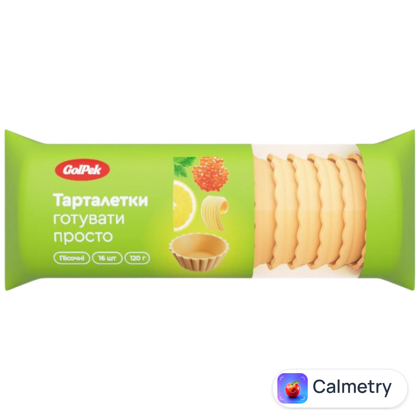 Тарталетки Golpek пісочні 16шт 120г