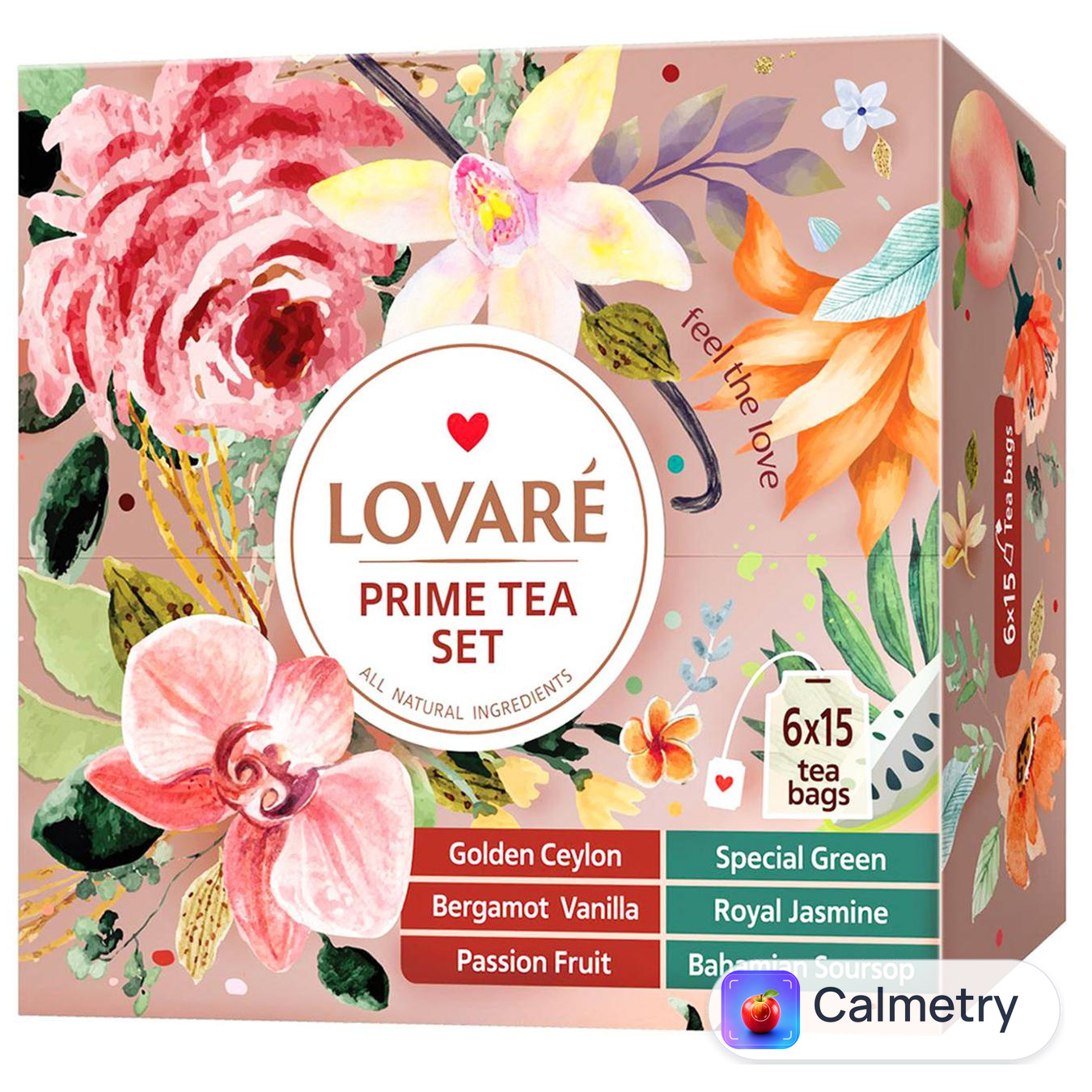 Набір чаю Lovare Prime Tea Set 157,5г 90шт