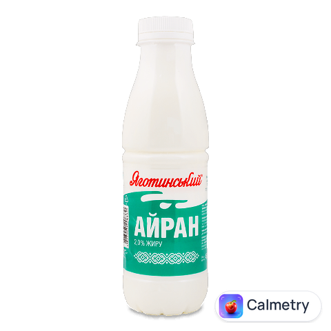 Напій кисломолочний Яготинський Айран 2% пляшка, 450г