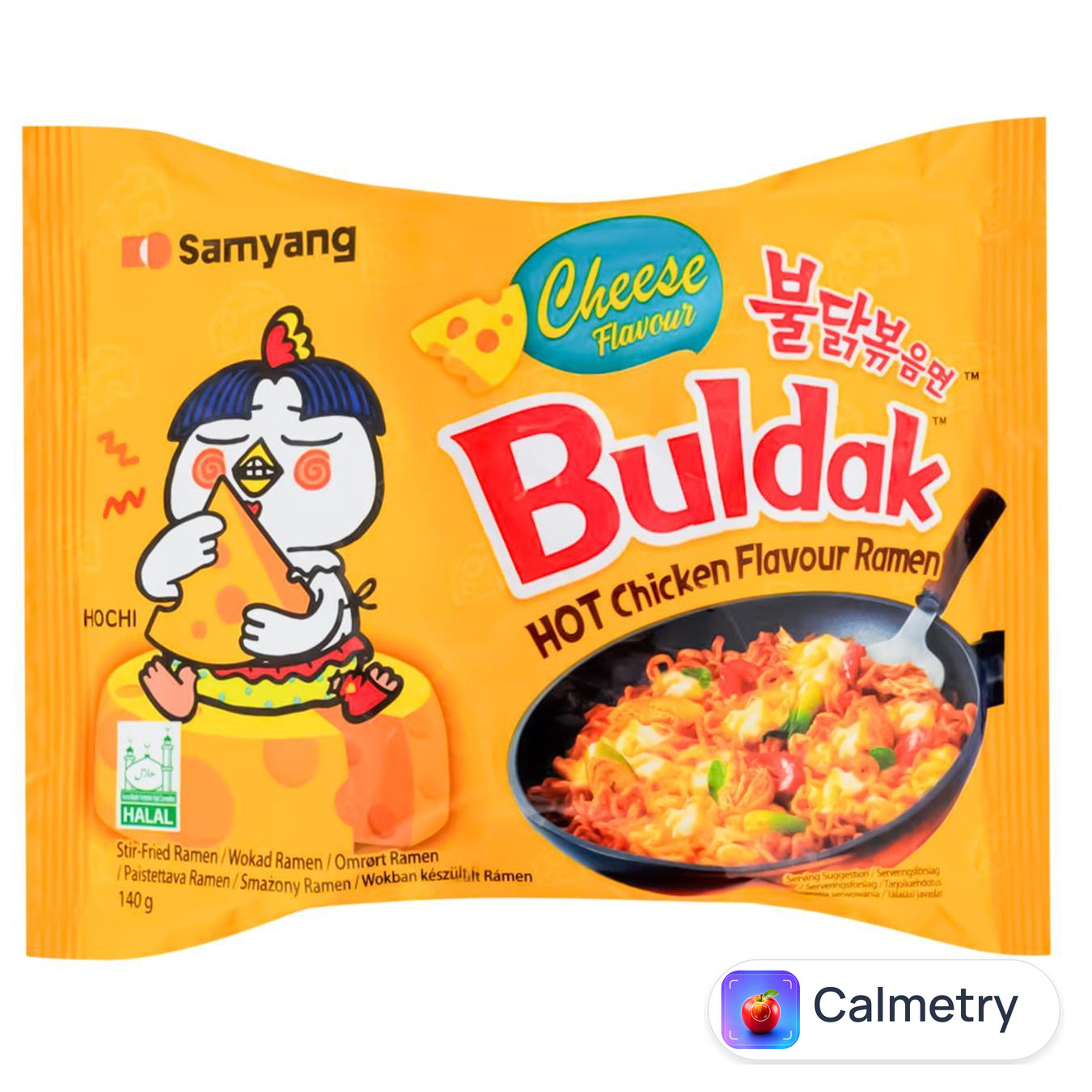 Локшина Samyang Рамен гостра з сиром 130г — фото продукту