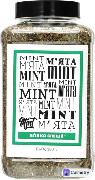 М'ята сушена Банка Спецій 180 г