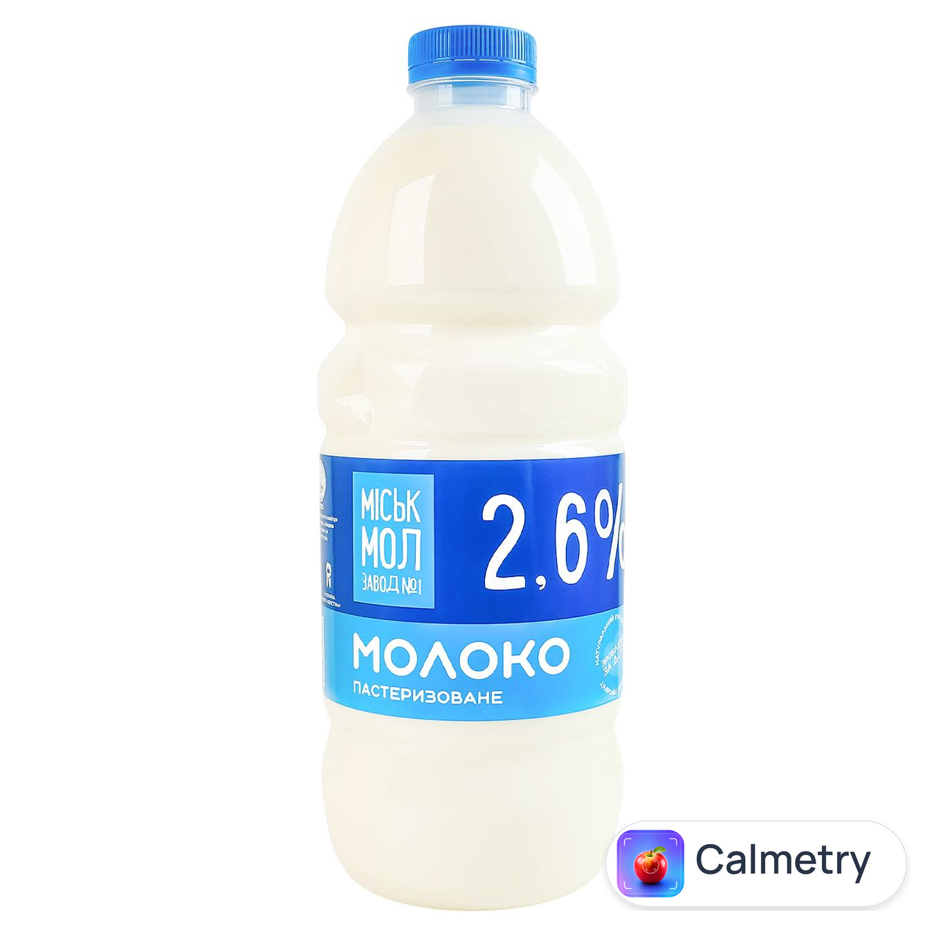 Молоко Міськмолзавод №1 пастеризоване 2,6% 1,5л
